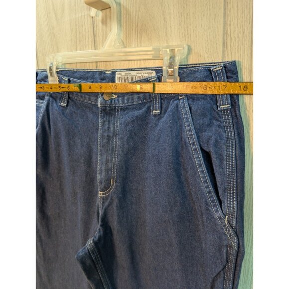 Carhartt 382-83 Dungaree Fit Utility Jeans Relaxed Men's Denim Loose Work Wear - Picture 9 of 10